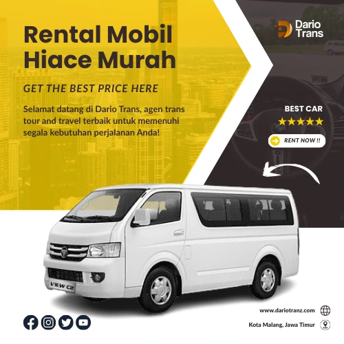Rental Mobil Hiace Murah