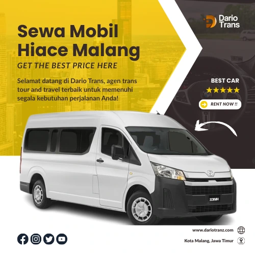 Sewa Mobil Hiace Malang